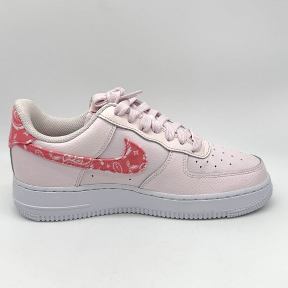 Nike Womens Air Force 1 '07 New Pearl Pink Paisley Shoes Sz 7.5 FD1448-664 - Picture 7 of 11